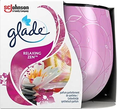 Glade Relaxing Zen Duftkerze, 3 Stück