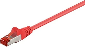 goobay Patchkabel, Cat6, S/FTP, RJ-45/RJ-45, 50m, rot