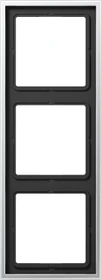 Jung Serie LS 990 Rahmen 3-fach, aluminium