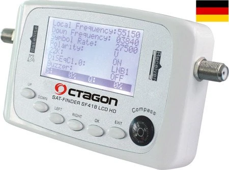Octagon Sat-Finder SF-418 LCD HD (Deutsche Version)