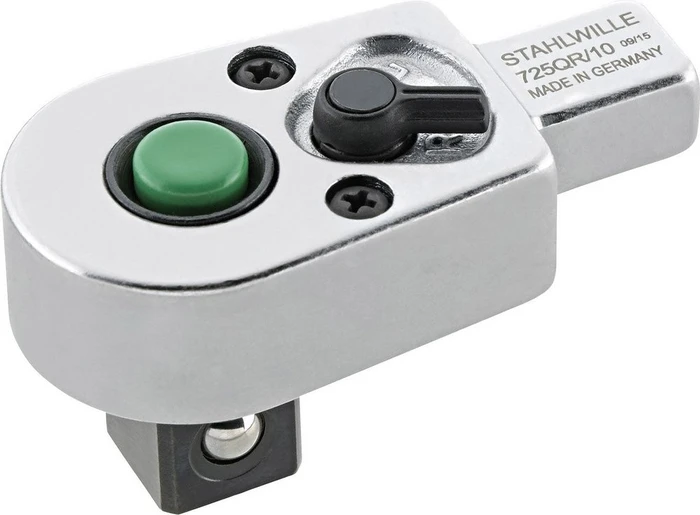 Stahlwille 725QR Einsteck-Ratsche Steckschlüssel-Adapter 9x12mm, 3/8"