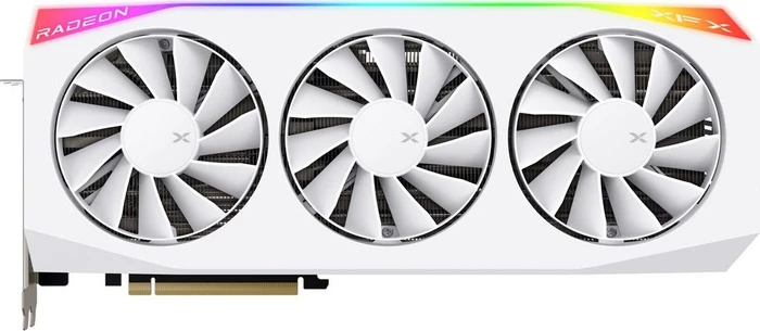 XFX Mercury Radeon RX 9070 XT OC White Gaming Edition with RGB, 16GB GDDR6, HDMI, 3x DP