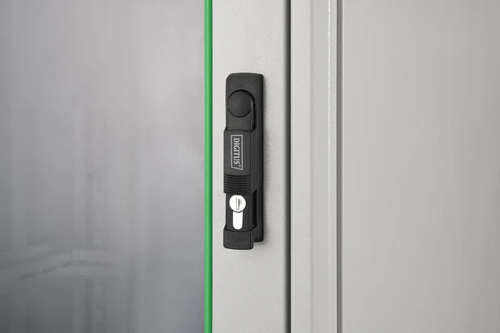 Digitus Professional Unique Light Serie 19" Netzwerkschrank 42HE, Glastür, IP20, RAL 7035, 1000mm tief