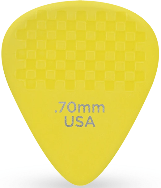 D'Addario Duralin Duragrip Pick, Light/Medium Gauge (.70mm), 10-Pack