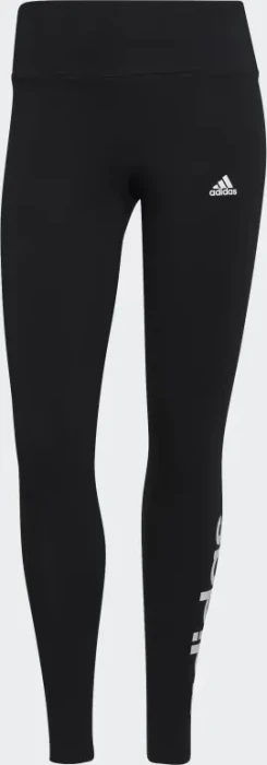 adidas Essentials High-Waisted Logo Tights Hose lang schwarz/weiß (Damen)
