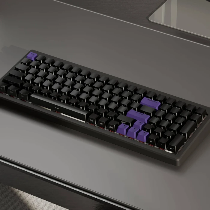 Ducky Cushion 98, Matte Black, Shush Silent Red Linear, USB/Bluetooth, US