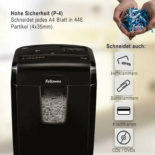 Fellowes Powershred 8Cd, 4x35mm