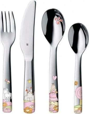 WMF Silit Prinzessin Anneli Kinderbesteck-Set, 4-tlg.