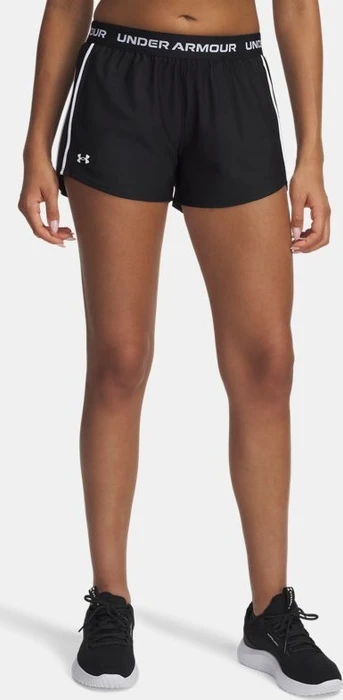 Under Armour Tech Play Up Hose kurz schwarz/weiß (Damen)