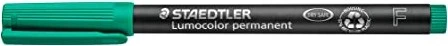 Staedtler Lumocolor 318 permanent grün, 10er-Pack