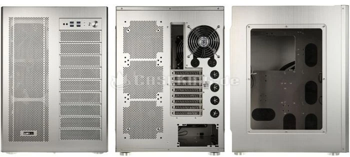 Lian Li PC-D600WA silber, Acrylfenster