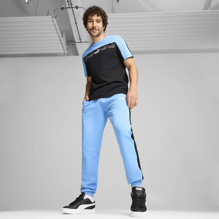 Puma Around the Block Trainingshose lang team light blue (Herren)
