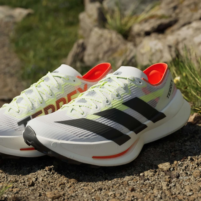 adidas Terrex Agravic Speed Ultra 2 cloud white/core black/semi impact orange (Herren)