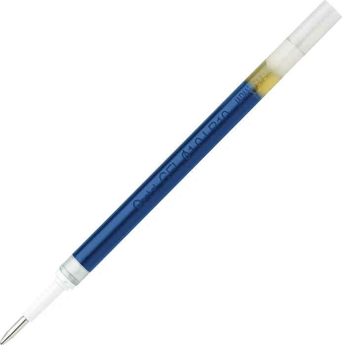 Pentel EnerGel Roller Pen LR10-CX Tintenrollermine 0.5mm (1mm Ball) blau, 12er-Pack