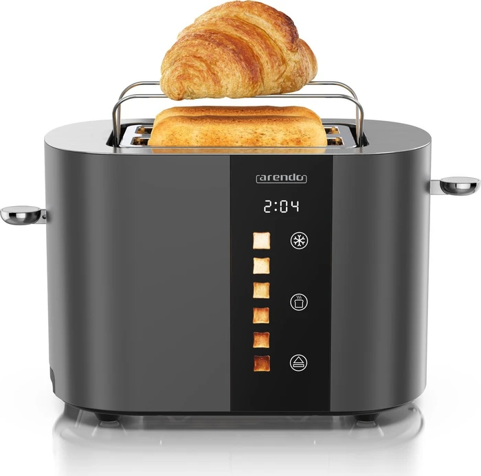 Arendo 307194 Level Touch Toaster grau