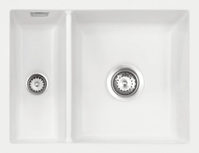 systemceram Mera 60 F/o Einbau Becken rechts polar
