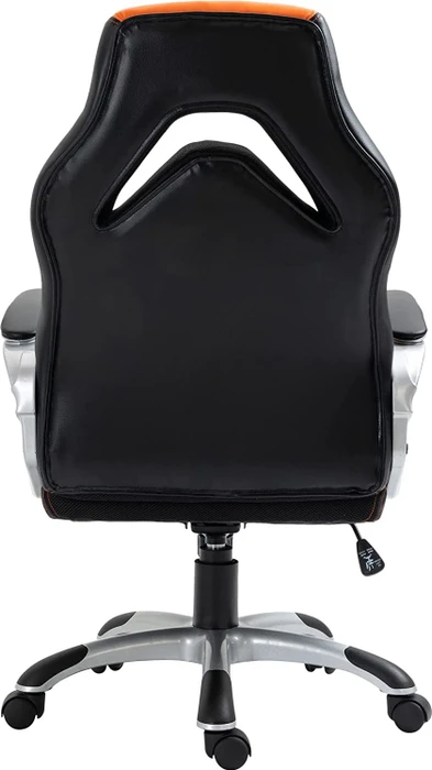 CLP Foxton Kunstleder Gamingstuhl, schwarz/orange