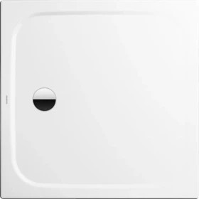 Kaldewei Cayonoplan 2258-5 Duschwanne 100x100cm, Invisible Grip, Wannenträger extraflach, alpinweiß