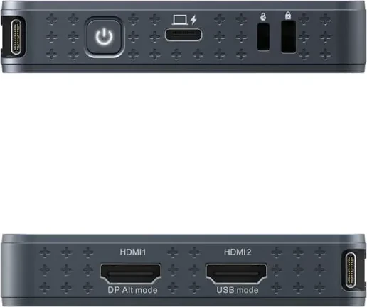 Hyper HyperDrive 10-Port USB-C Docking Station, anthrazit, USB-C 3.1 [Buchse]