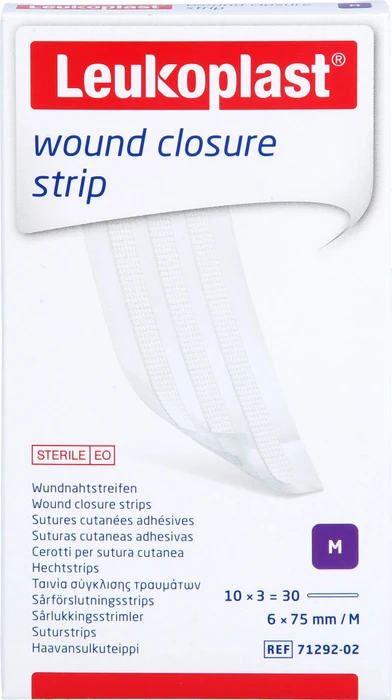 BSN medical Leukoplast Wound Closure Strip steril weiß, 30 Stück (verschiedene Größen)