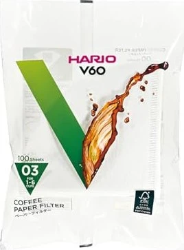 Hario V60 Filtertüten 03 W weiß, 100 Stück
