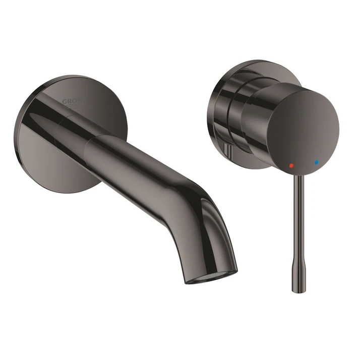 Grohe Essence 2-Loch-Waschbeckenarmatur hard graphite
