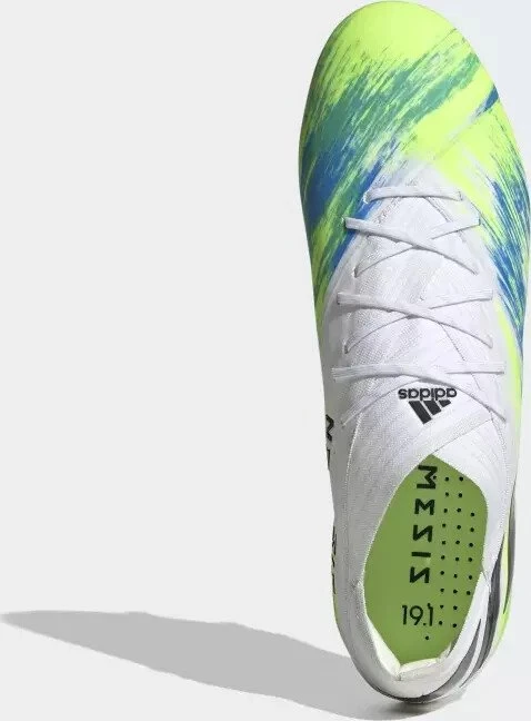 adidas Nemeziz 19.1 FG cloud white/core black/signal green (Herren)
