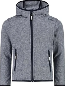 CMP Knit-Tech Meliert Fleece Jacke b. blue/bianco (Junior)