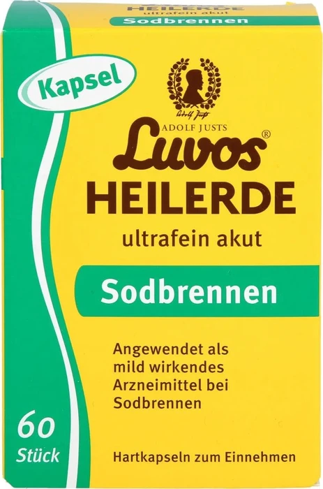 Luvos Heilerde ultrafein akut Sodbrennen Kapseln, 60 Stück