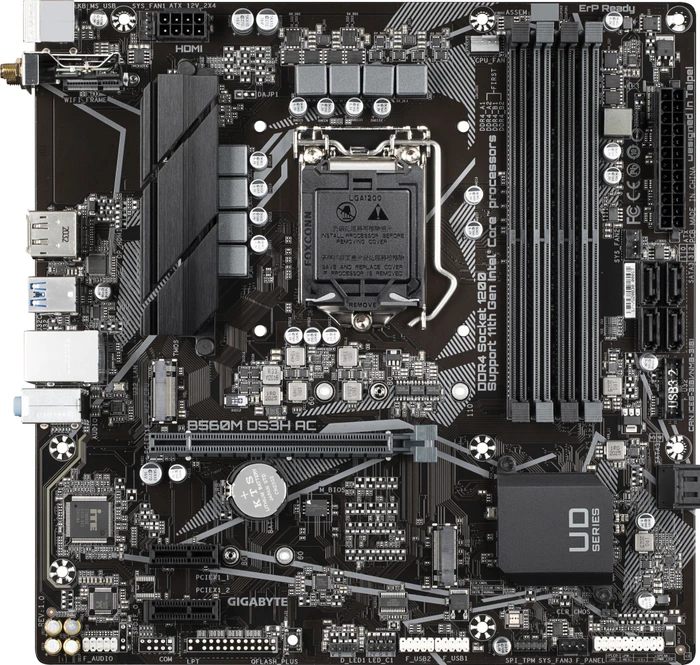 GIGABYTE B560M DS3H AC (Intel 1200)