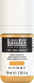 Liquitex Professional Soft Body Acrylic naples yellow hue, 59ml