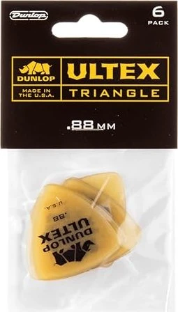 Dunlop Ultex Triangle Pick, .88mm, 6-Pack