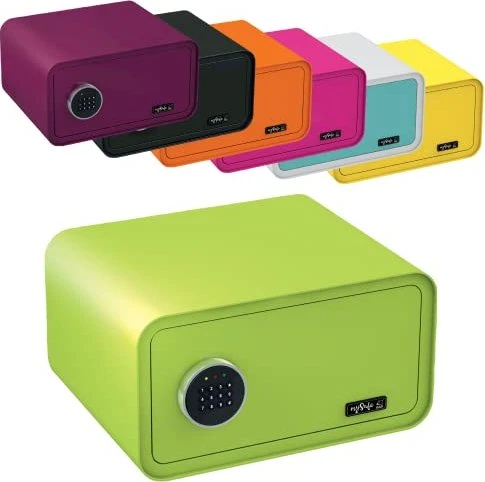 Basi mySafe 430 Tresor, grün, Schlüsselschloss/elektronisches Zahlenschloss