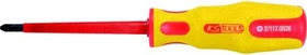 KS Tools ERGOTORQUE VDE Kreuzschlitz Schraubendreher, PH3x150mm