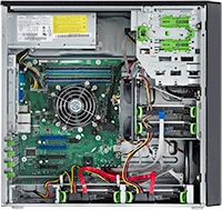 Fujitsu Primergy TX1310 M1, Xeon E3-1226 v3, 4GB RAM, 1TB HDD