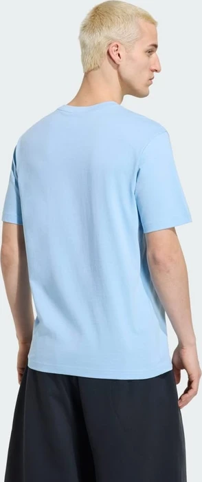 adidas Trefoil Essentials T-Shirt kurzarm clear sky (Herren)