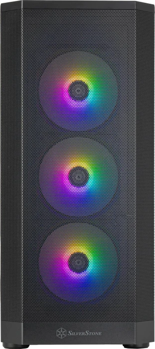 SilverStone Fara 514X, schwarz, Glasfenster