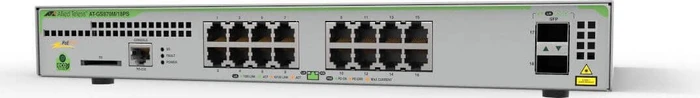 Allied Telesis CentreCOM GS970M Desktop Gigabit Managed Switch, 16x RJ-45, 2x SFP, 247W PoE+