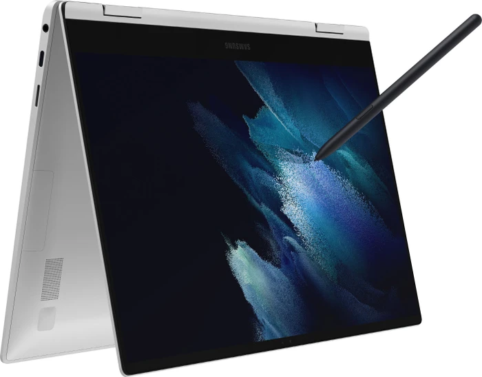 Samsung Galaxy Book Pro 360 13, Mystic Silver, Core i5-1135G7, 8GB RAM, 256GB SSD, DE