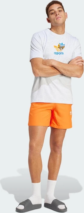 adidas Originals Adicolor 3-Streifen Badeshorts orange (Herren)