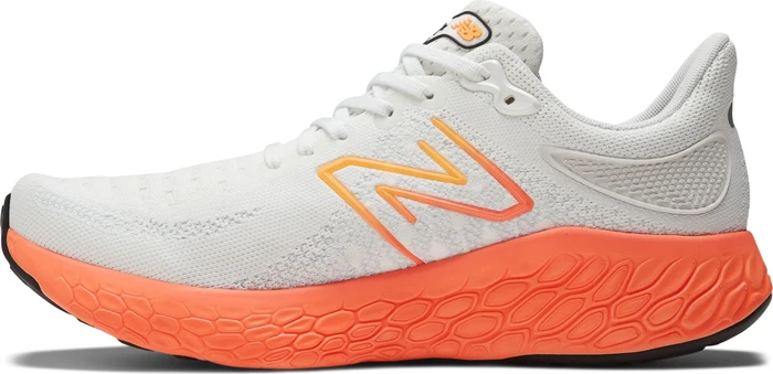 New Balance Fresh Foam X 1080v12 white/neon dragonfly/hot marigold (Herren)