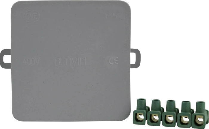 uniTEC AP-FR-Abzweigkasten IP54 85x85x40mm grau
