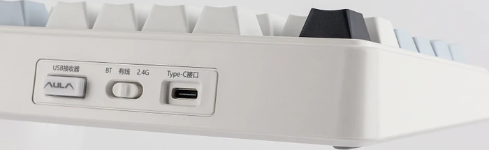 Epomaker x Aula F75, Light Blue, LEDs RGB, hot-swap, LEOBOG Reaper, USB/Bluetooth, US