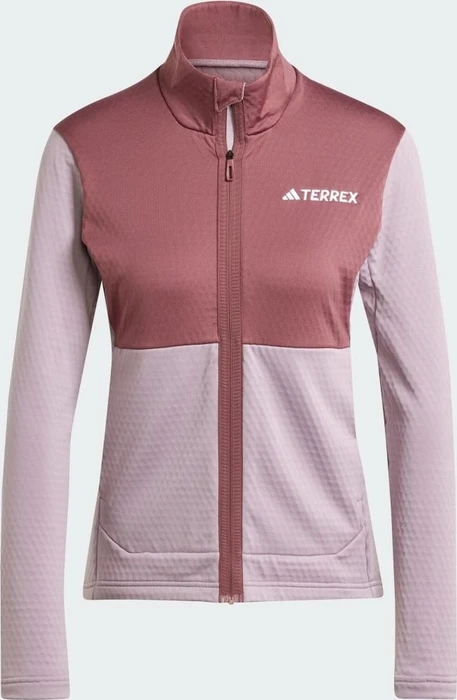 adidas Terrex Multi Light Fleece Jacke preloved fig/burgundy (Damen)