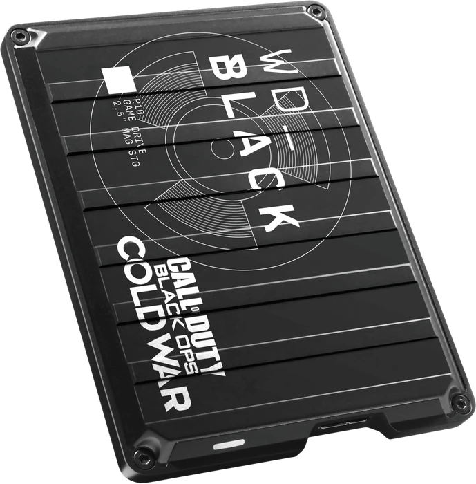 Western Digital WD_BLACK P10 Game Drive, 2TB, Special Edition Call of Duty Black Ops Cold War, USB 3.0 Micro-B
