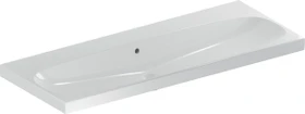 Geberit Acanto Waschtisch 120x48cm, ohne Hahnloch, mit Überlauf, weiß/KeraTect