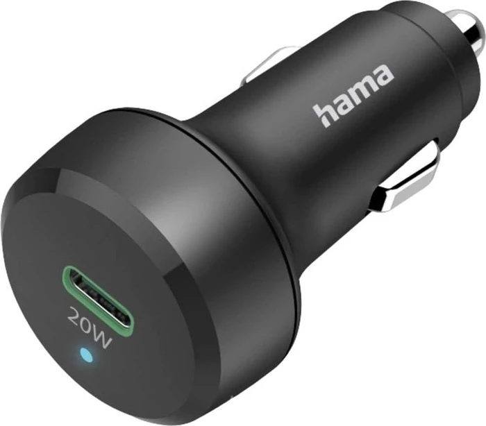 Hama Auto-Schnellladegerät USB-C PD 20W schwarz