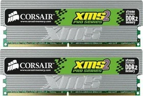Corsair XMS2 Pro Series UDIMM 4GB Kit, DDR2-800, CL5-5-5-12