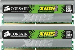 Corsair XMS2 Pro Series UDIMM 4GB Kit, DDR2-800, CL5-5-5-12