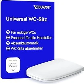 Duravit Univavo WC-Sitz mit Absenkautomatik, weiß